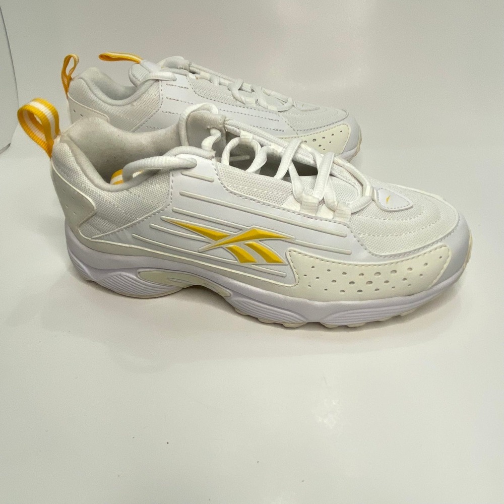 Reebok Womens DMX Series 2200‎ White Casual Shoes Sneakers